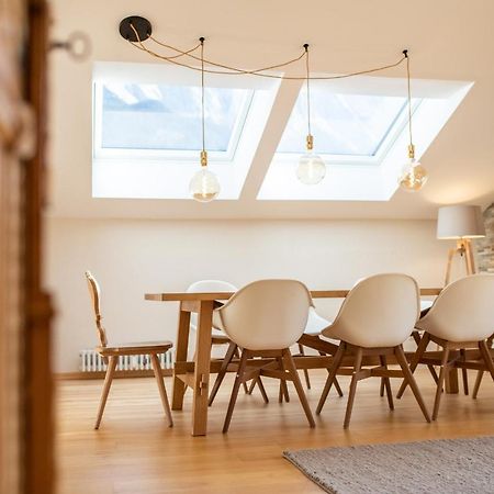 Dachgeschoss Wohnung Akelei Am Fusse Der Zugspitze Grainau Exteriör bild